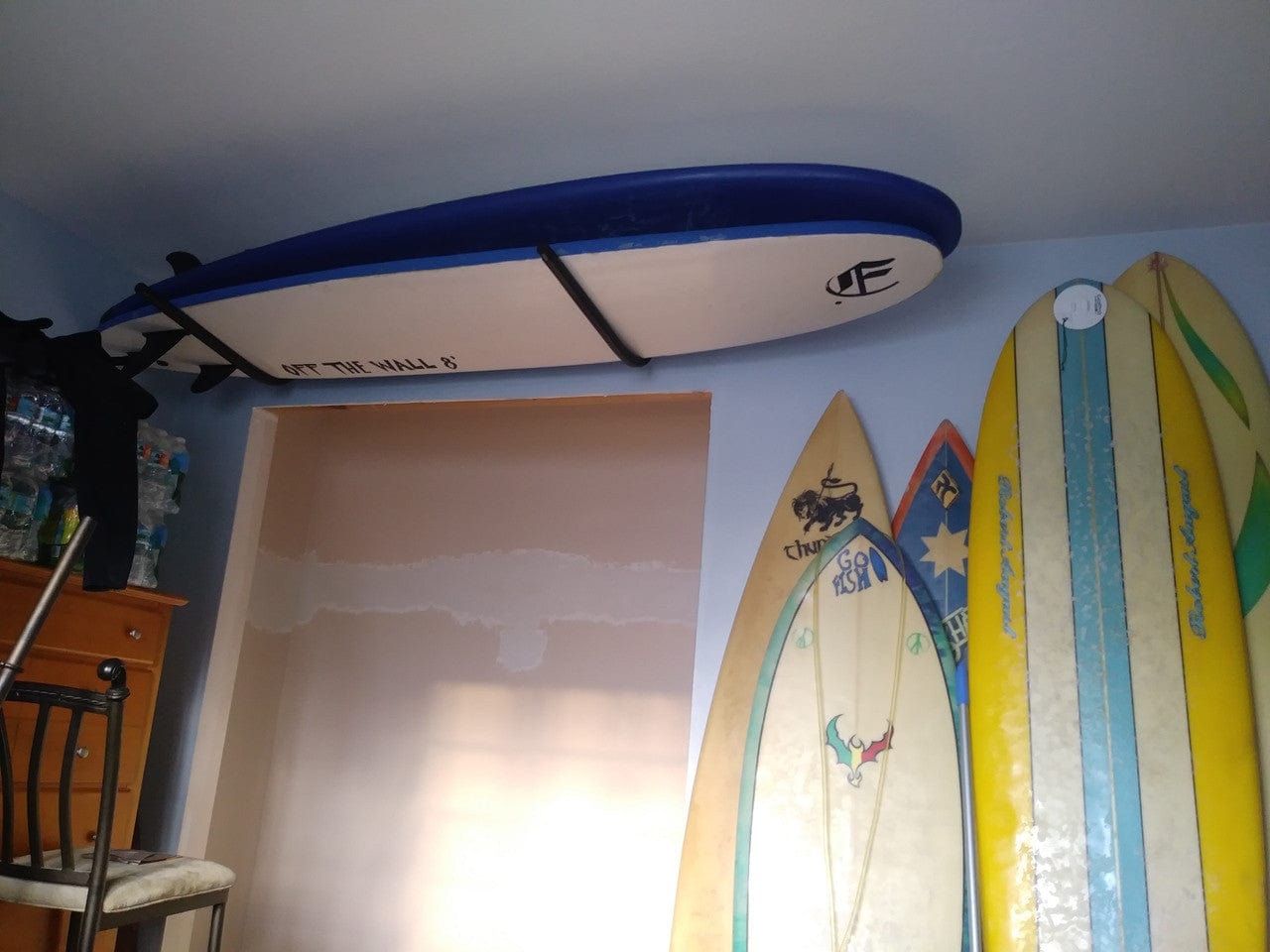 Hi - Port 1 | Surfboard Storage Ceiling Rack | Holds 50 lbs, Ceiling, StoreYourBoard, , , at Festive Water Paddlesports