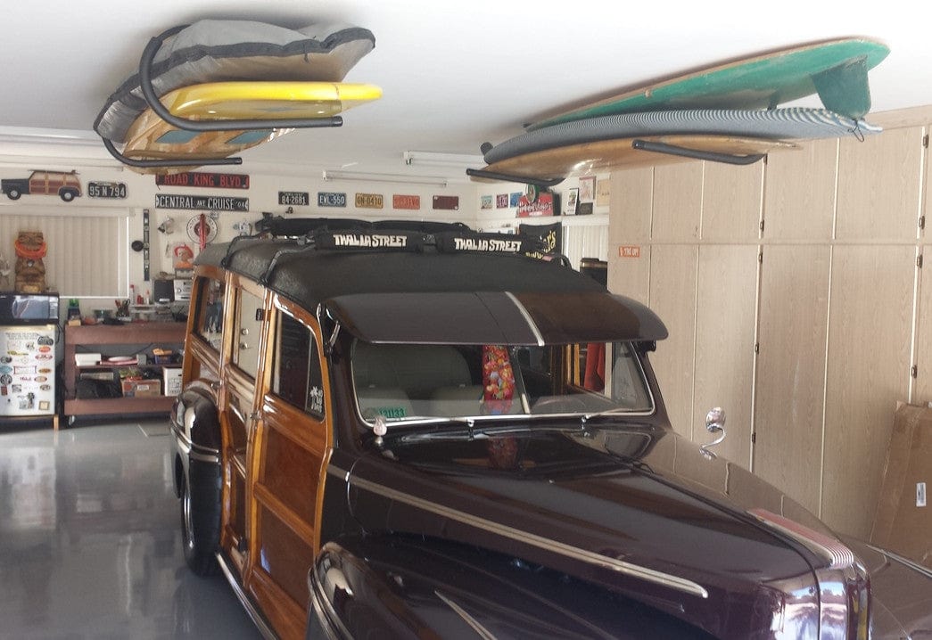 Hi - Port 1 | Surfboard Storage Ceiling Rack | Holds 50 lbs, Ceiling, StoreYourBoard, , , at Festive Water Paddlesports