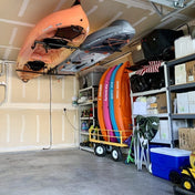 Hi - Port 2 | Adjustable Ceiling Storage Rack | Double | Holds 150 lbs, Ceiling, StoreYourBoard, , , at Festive Water Paddlesports