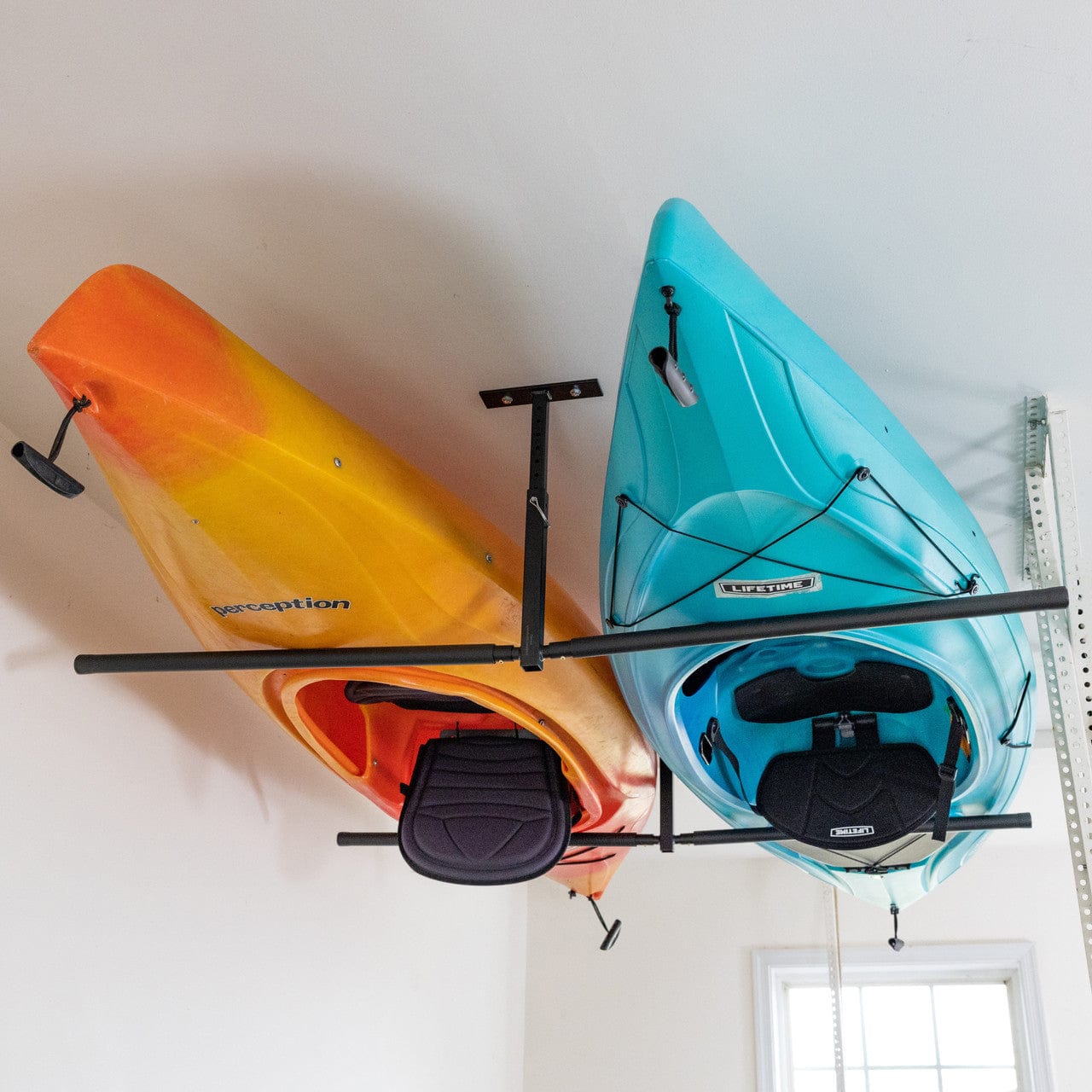 Hi - Port 2 | Kayak Adjustable Ceiling Storage Rack | Double | Holds 150 lbs, Ceiling, StoreYourBoard, , , at Festive Water Paddlesports