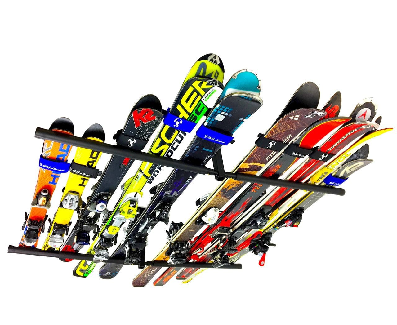 Hi - Port 2 | Ski & Snowboard Adjustable Ceiling Storage Rack | Double | Holds 150 lbs, Ceiling, StoreYourBoard, , , at Festive Water Paddlesports