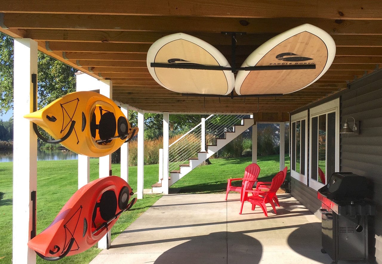 Hi - Port 2 | SUP & Surfboard Adjustable Ceiling Storage Rack | Double | Holds 150 lbs, Ceiling, StoreYourBoard, , , at Festive Water Paddlesports