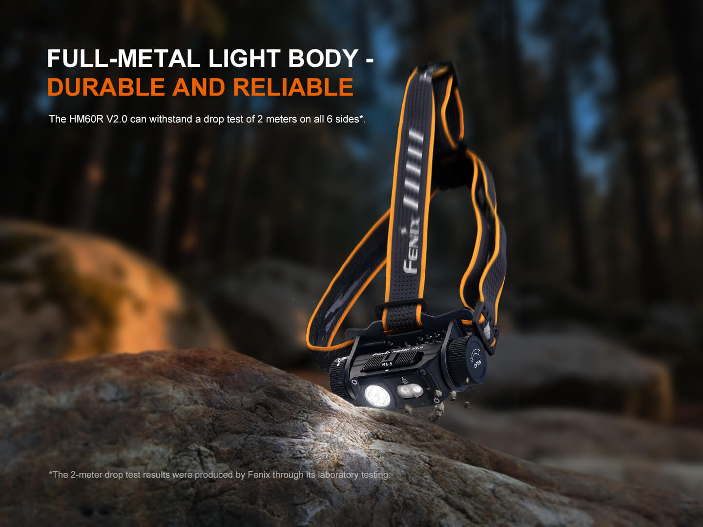 HM60R V2 High - Performance Headlamp - 1600 Lumens, Headlamp, Fenix Store, at Festive Water Paddlesports
