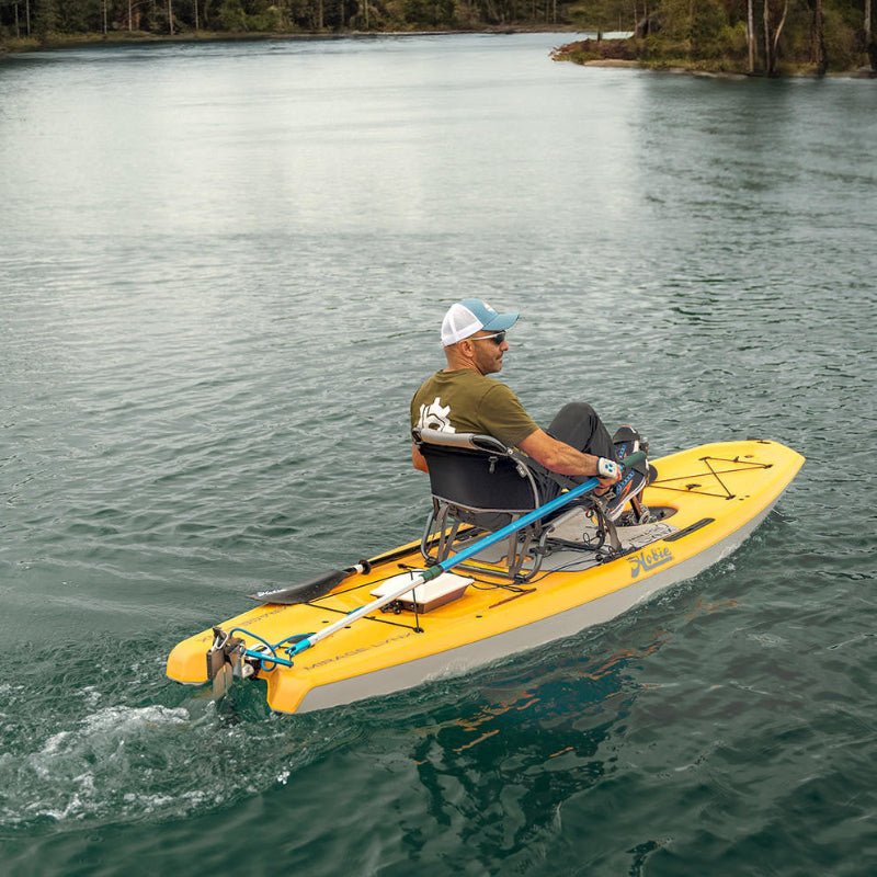 Hobie Lynx Gudgeon with Universal Versa Rudder™ Adapter and Pole Steering, , bixpyusa, at Festive Water Paddlesports