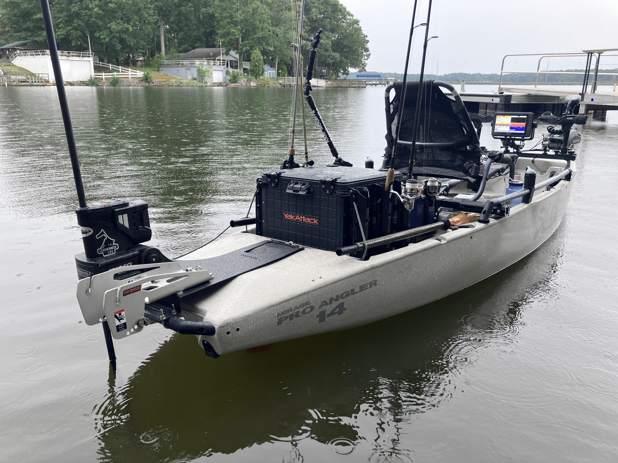 Hobie Pro Angler 14 Motor/Power Pole Combo Mount