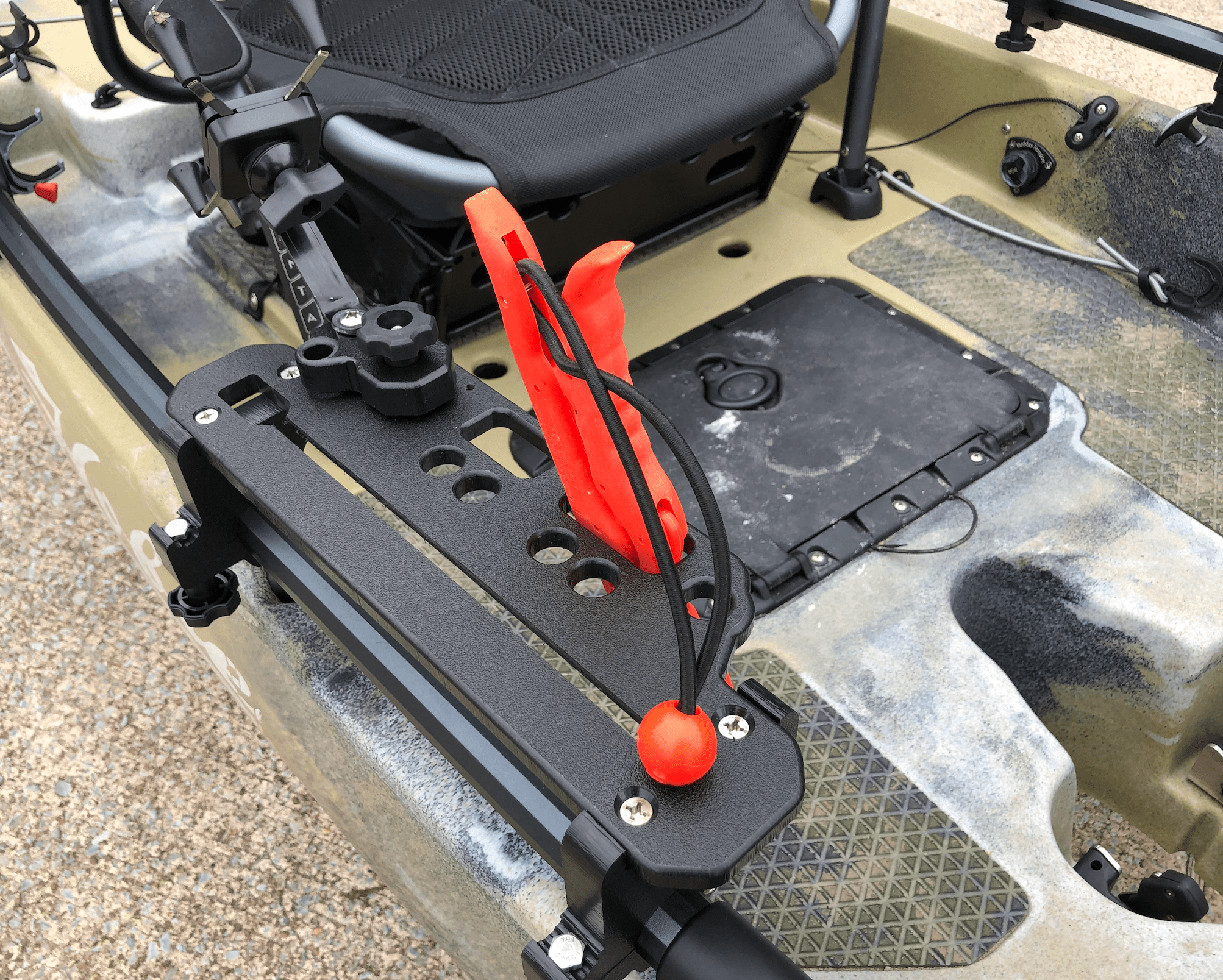 Hobie QuickTrack™, Track Mounted Accessories, YakGadget, LLC, 12" QuickTrack™ XD, , at Festive Water Paddlesports