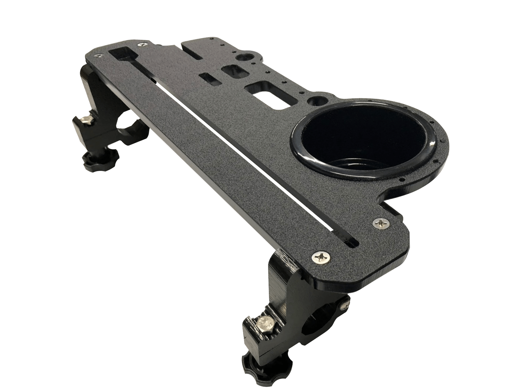 Hobie QuickTrack™, Track Mounted Accessories, YakGadget, LLC, Hobie QuickTrack™ XD PLUS with Cup Holder, , at Festive Water Paddlesports