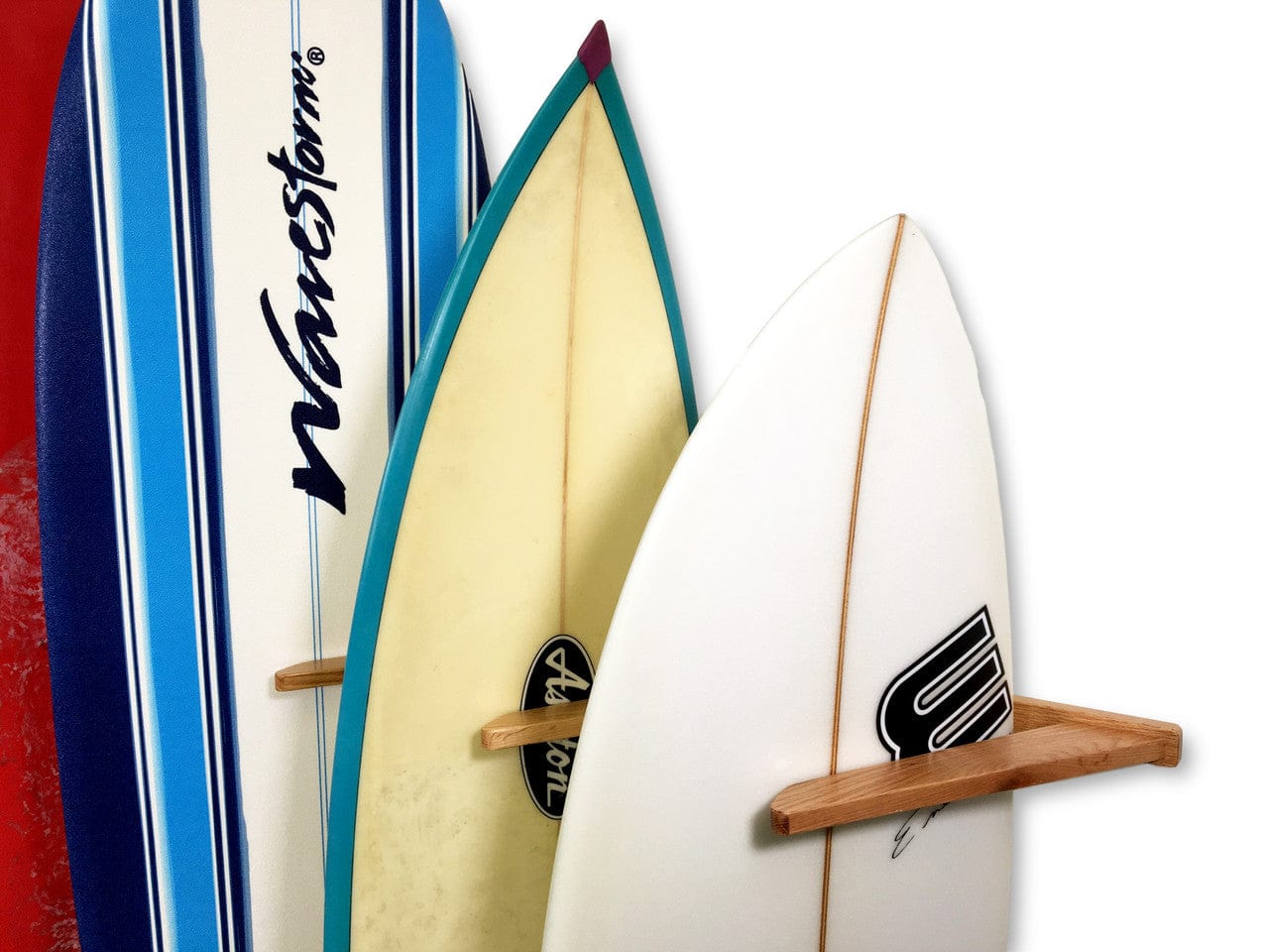 Holden Beach Surfboard Storage Vertical Wood Rack | Holds 6 Surfboards, Freestanding, StoreYourBoard, , , at Festive Water Paddlesports