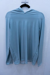 Hooded Fishing Shirt, , Monster Marine Lithium, BLUE S at Festive Water Paddlesports