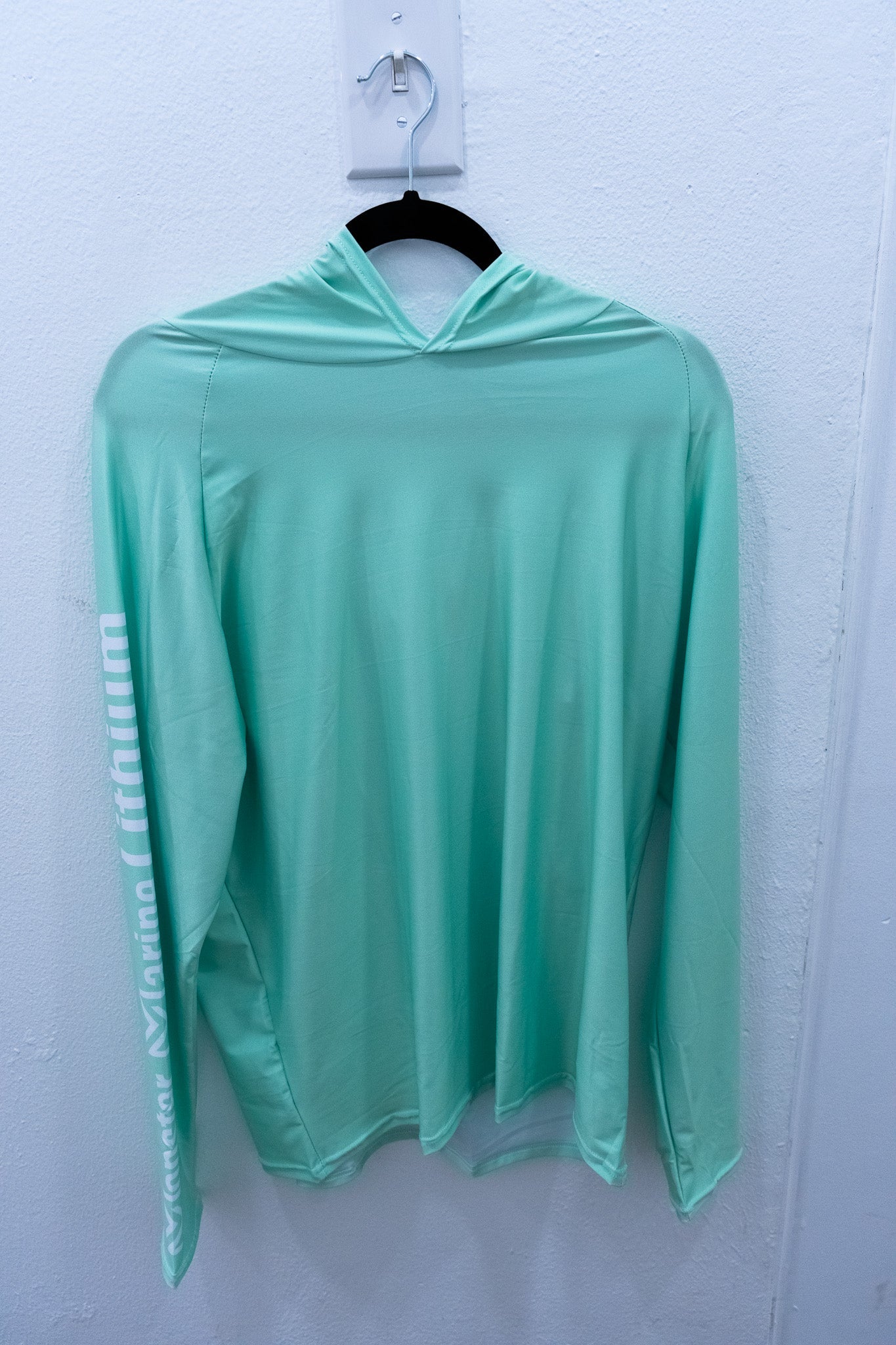 Hooded Fishing Shirt, , Monster Marine Lithium, BLUE S at Festive Water Paddlesports