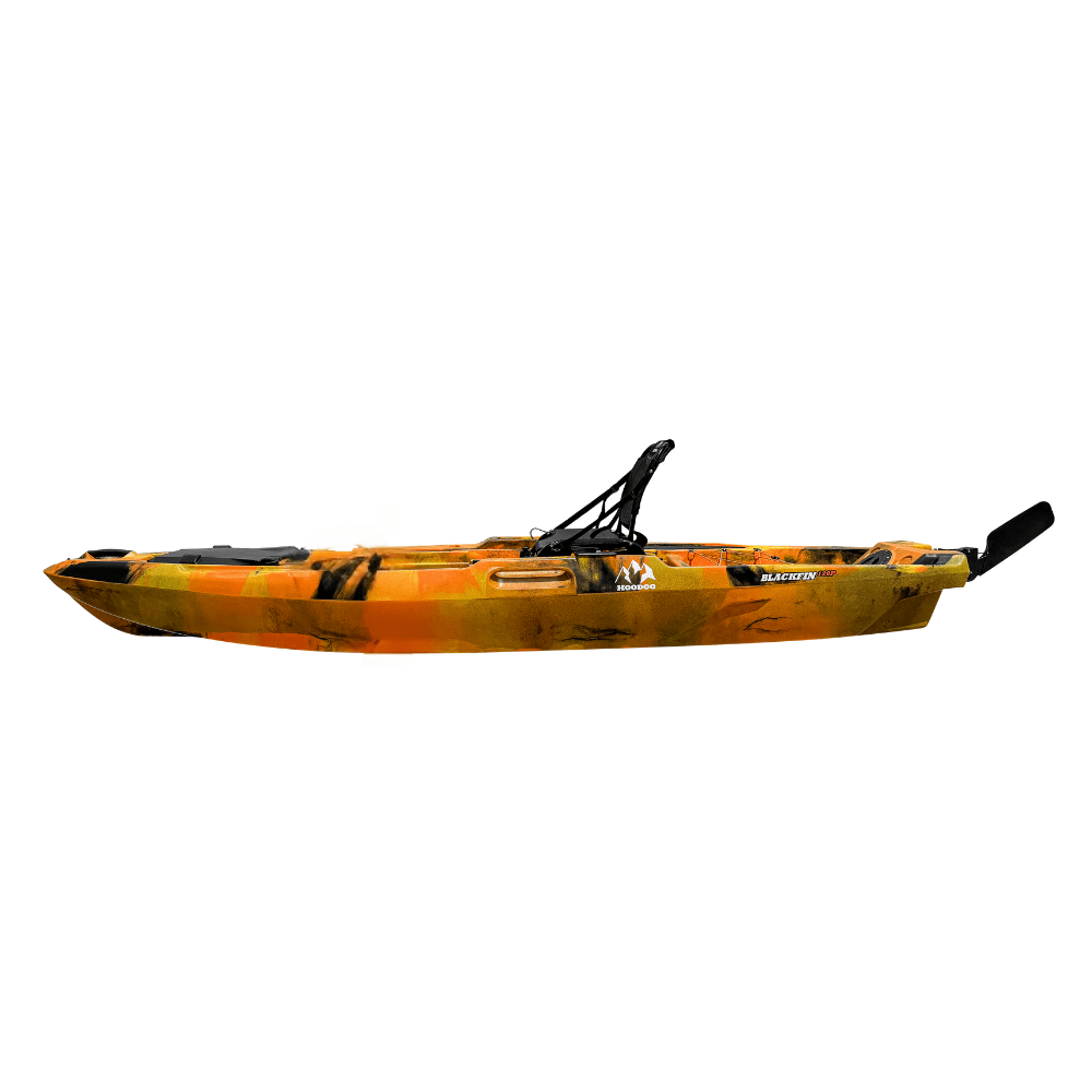 Hoodoo Blackfin 120P Pedal Drive Kayak, Kayak, Hoodoo Sports, Paddle Only (No Prop Drive) Ember Reef at Festive Water Paddlesports