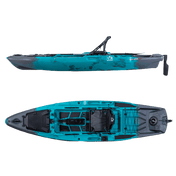 Hoodoo Blackfin 120P Pedal Drive Kayak, Kayak, Hoodoo Sports, Paddle Only (No Prop Drive) Marine Reef at Festive Water Paddlesports