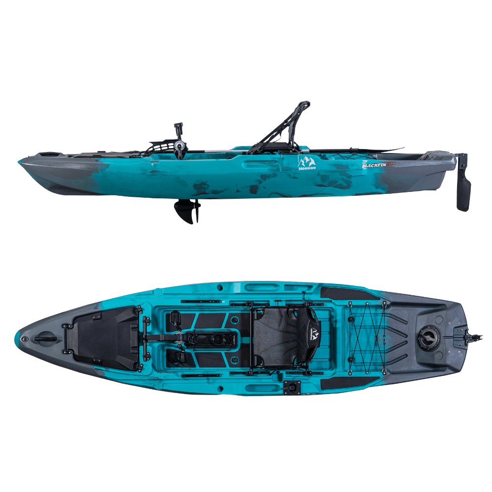 Hoodoo Blackfin 120P Pedal Drive Kayak, Kayak, Hoodoo Sports, Propeller Drive Ember Reef at Festive Water Paddlesports