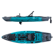 Hoodoo Blackfin 120P Pedal Drive Kayak, Kayak, Hoodoo Sports, Propeller Drive Ember Reef at Festive Water Paddlesports