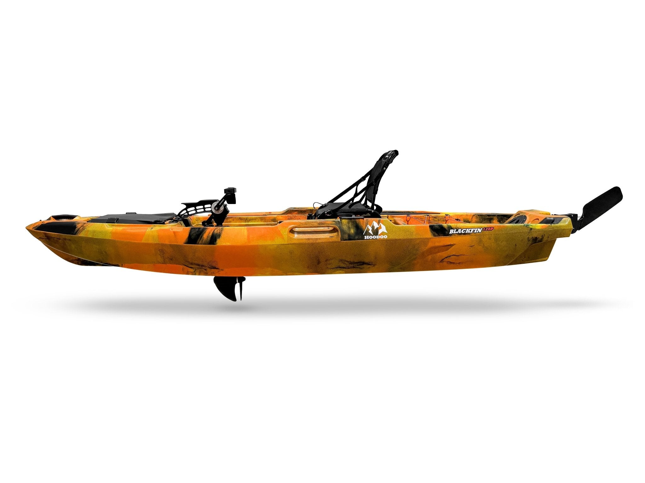 Hoodoo Blackfin 120P Pedal Drive Kayak, Kayak, Hoodoo Sports, Propeller Drive Ember Reef at Festive Water Paddlesports