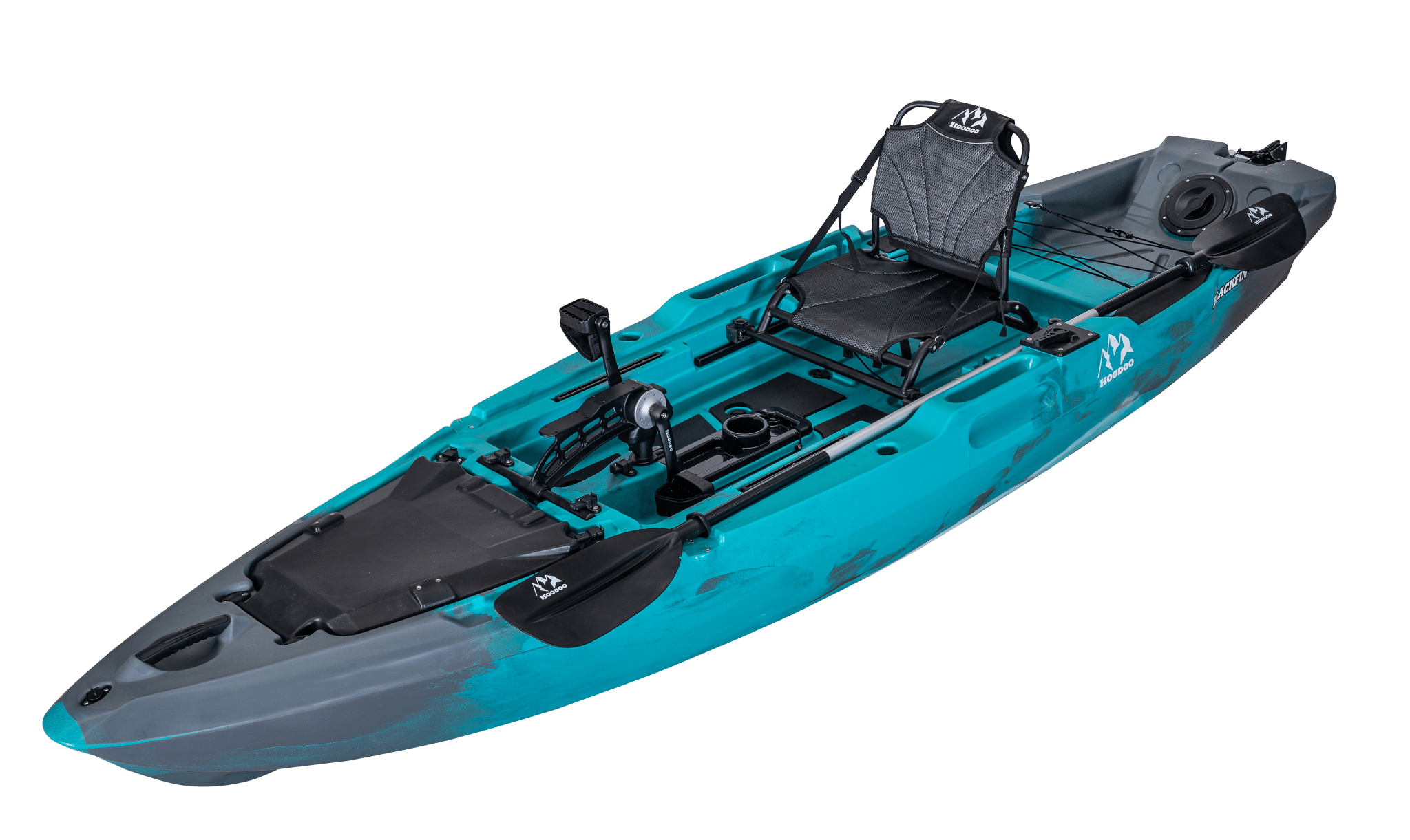 Hoodoo Blackfin 120P Pedal Drive Kayak, Kayak, Hoodoo Sports, Propeller Drive Marine Reef at Festive Water Paddlesports
