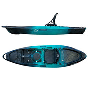 Hoodoo Element 100S Sit On Top Kayak, Kayak, Hoodoo Sports, Marine Reef at Festive Water Paddlesports