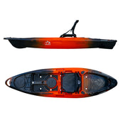Hoodoo Element 100S Sit On Top Kayak, Kayak, Hoodoo Sports, Molten Lava at Festive Water Paddlesports