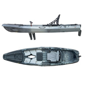 Hoodoo Impulse 105 Fin Drive Kayak, Kayak, Hoodoo Sports, Fin Drive Slate at Festive Water Paddlesports