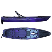 Hoodoo Impulse 105 Fin Drive Kayak, Kayak, Hoodoo Sports, Paddle Only (No Fin Drive) Purple Haze at Festive Water Paddlesports
