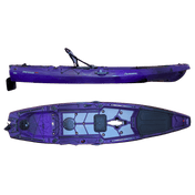 Hoodoo Impulse 120 Fin Drive Kayak, Kayak, Hoodoo Sports, Paddle Only (No Fin Drive) Purple Haze at Festive Water Paddlesports