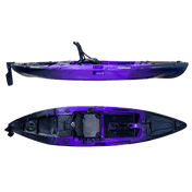 Hoodoo Tempest 120P Pedal Drive Kayak, Kayak, Hoodoo Sports, Paddle Only (No Prop Drive) Purple Haze at Festive Water Paddlesports