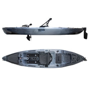 Hoodoo Tempest 120P Pedal Drive Kayak, Kayak, Hoodoo Sports, Propeller Drive Slate at Festive Water Paddlesports