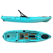 Hoodoo Voyager 100P Pedal Drive Kayak, Kayak, Hoodoo Sports, Paddle Only (No Prop Drive) Seafoam at Festive Water Paddlesports