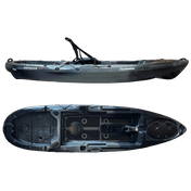 Hoodoo Voyager 100P Pedal Drive Kayak, Kayak, Hoodoo Sports, Paddle Only (No Prop Drive) Slate at Festive Water Paddlesports