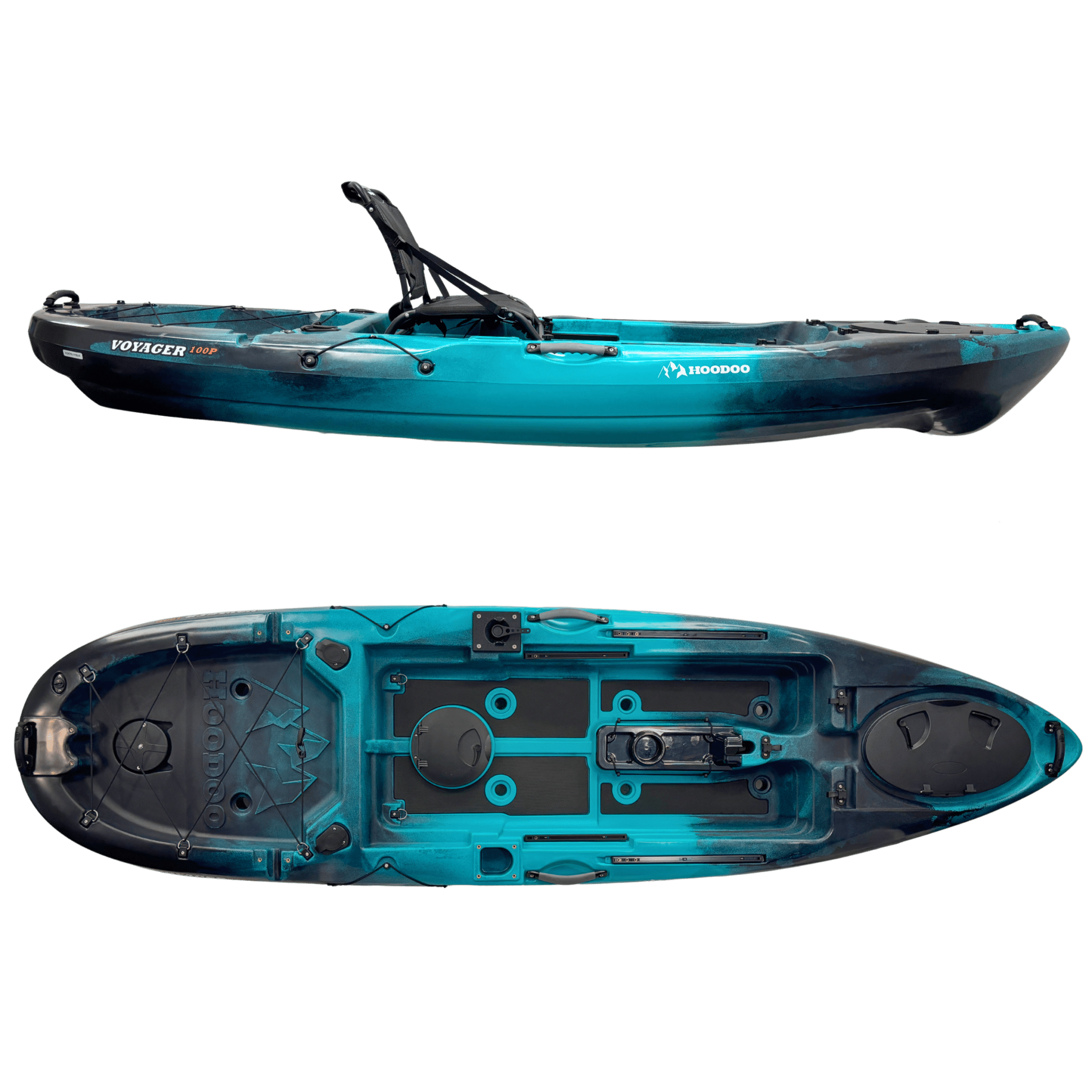 Hoodoo Voyager 100P Pedal Drive Kayak, Kayak, Hoodoo Sports, Propeller Drive Marine Reef at Festive Water Paddlesports