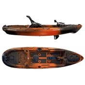 Hoodoo Voyager 100P Pedal Drive Kayak, Kayak, Hoodoo Sports, Propeller Drive Molten Lava at Festive Water Paddlesports