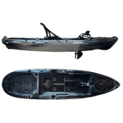 Hoodoo Voyager 100P Pedal Drive Kayak, Kayak, Hoodoo Sports, Propeller Drive Slate at Festive Water Paddlesports