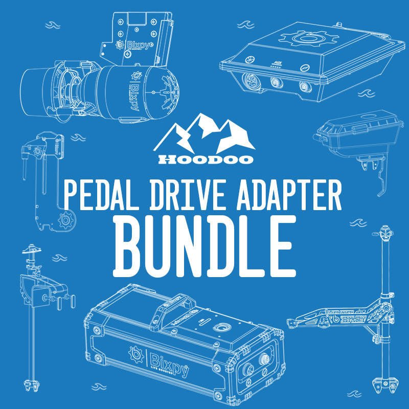 Bixpy K - 1 Outboard Kit - Pedal Drive Adapter Bundle, , bixpyusa, at Festive Water Paddlesports