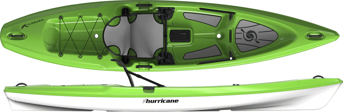 Hurricane Osprey 120 Kayak, Recreational Kayak, Hurricane, Green, , at Festive Water Paddlesports