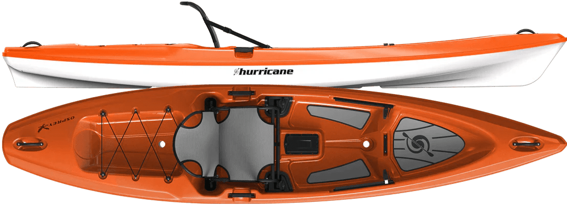 Hurricane Osprey 120 Kayak, Recreational Kayak, Hurricane, Mango, , at Festive Water Paddlesports