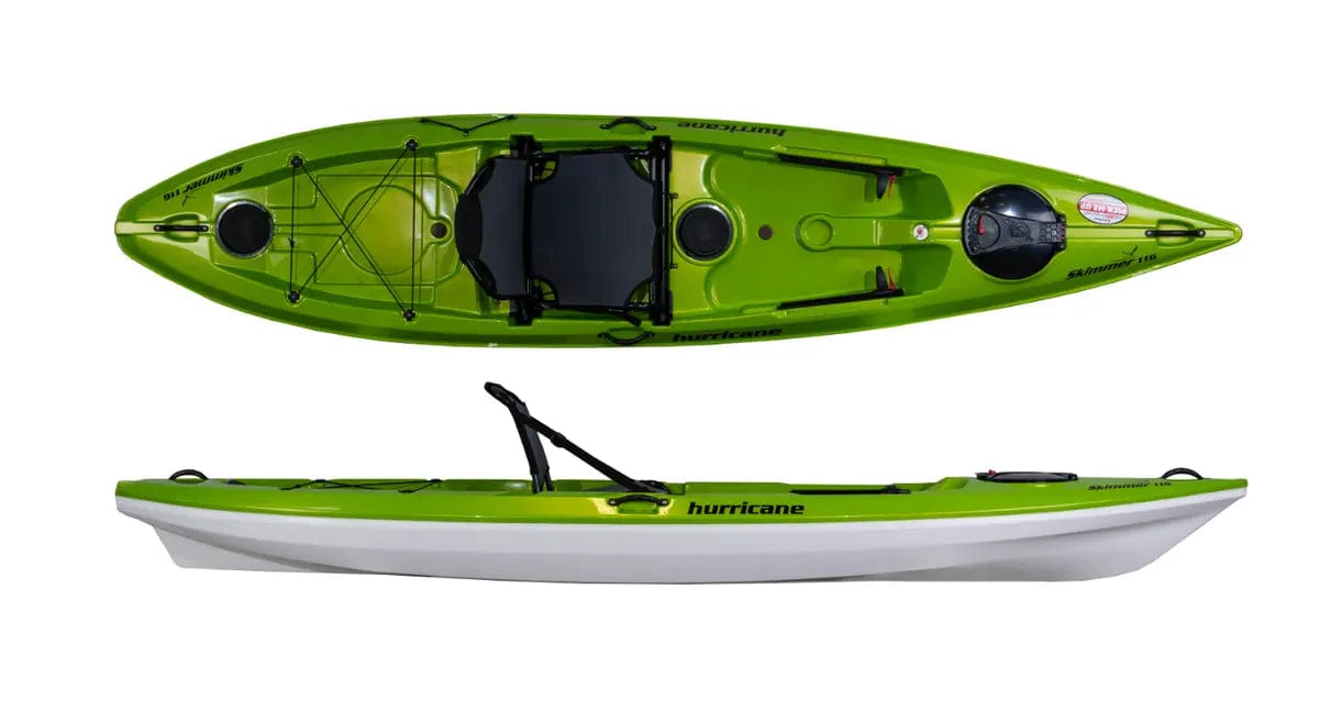 Hurricane Skimmer 116 First Class Kayak, Recreational Kayak, Hurricane, Green, , at Festive Water Paddlesports