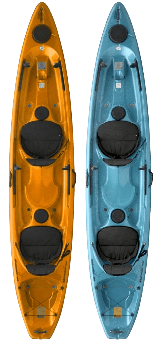 Hurricane Skimmer 140 Tandem Kayak, Recreation Kayak, Big Adventures, Mango, , at Festive Water Paddlesports