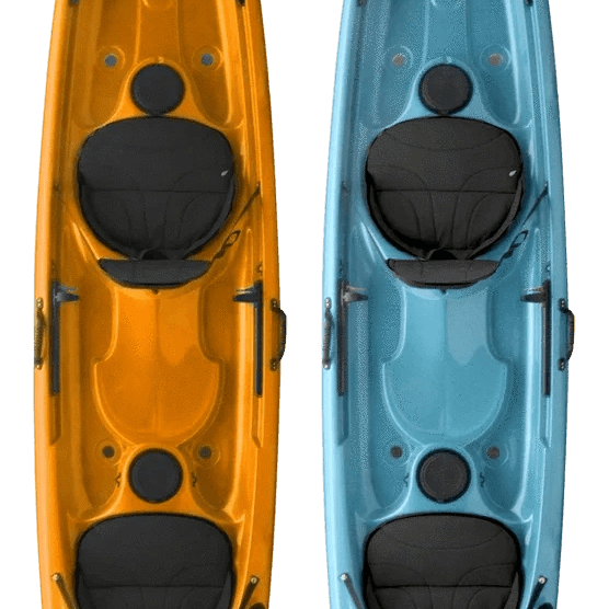Hurricane Skimmer 140 Tandem Kayak, Recreation Kayak, Big Adventures, Mango, , at Festive Water Paddlesports