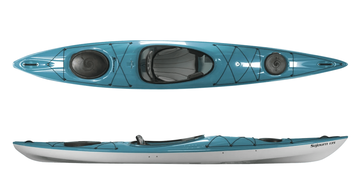 Hurricane Sojourn 135 with Rudder, , Hurricane, Teal at Festive Water Paddlesports