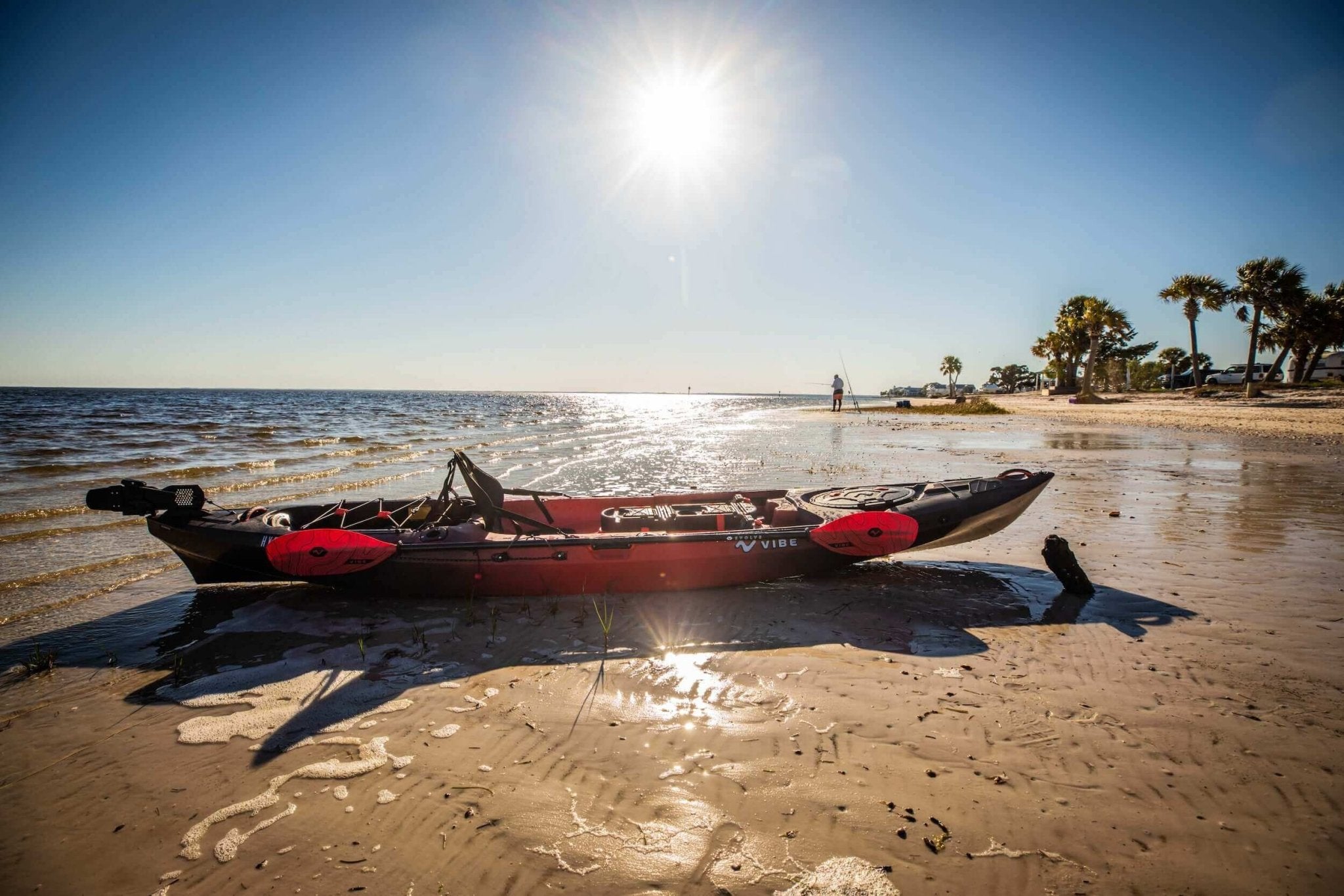 Hydra 130, Kayaks, Vibe Kayaks, Tsunami Red at Festive Water Paddlesports