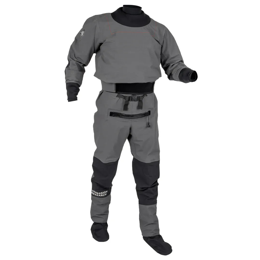Immersion Research Devils Club Men's Dry Suit, Dry Suit, Immersion Research, Volcanic Ash, S, at Festive Water Paddlesports