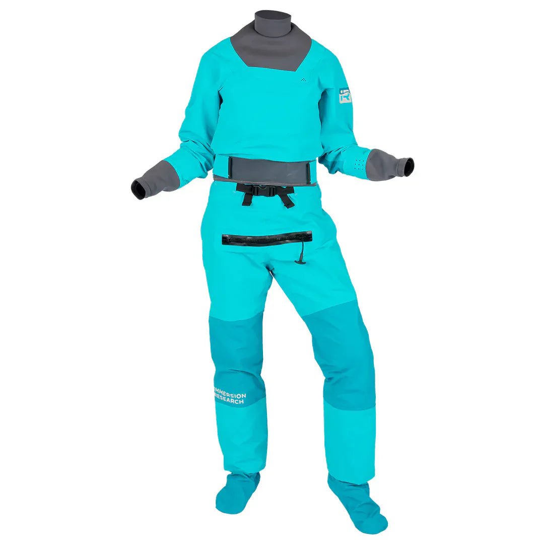 Immersion Research Women's Sahalie Dry Suit, Dry Suit, Immersion Research, Peacock, S, at Festive Water Paddlesports
