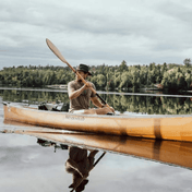 Impression Solo, Canoe Paddle, Bending Branches, 260 cm at Festive Water Paddlesports