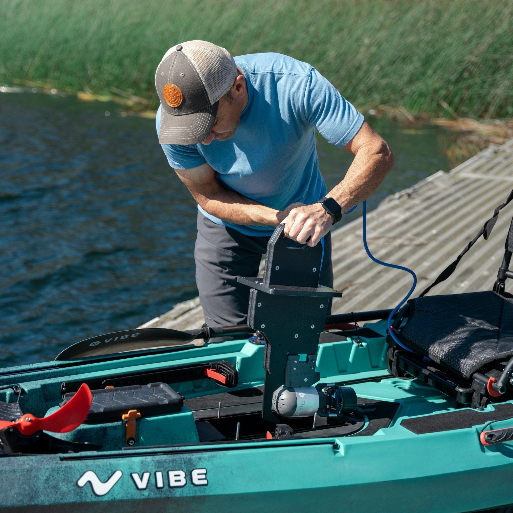 Impulse Pedal Drive Adapter (K - 1 Motor), , bixpyusa, K - 1 Motor at Festive Water Paddlesports
