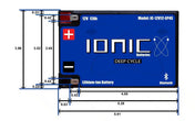 Ionic Lithium 12V 12Ah Lithium Battery with Bluetooth, Battery, Ionic Lithium, at Festive Water Paddlesports