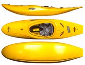 Jackson Clutch Whitewater Kayak, Whitewater Kayak, Jackson Kayak, Yellow at Festive Water Paddlesports
