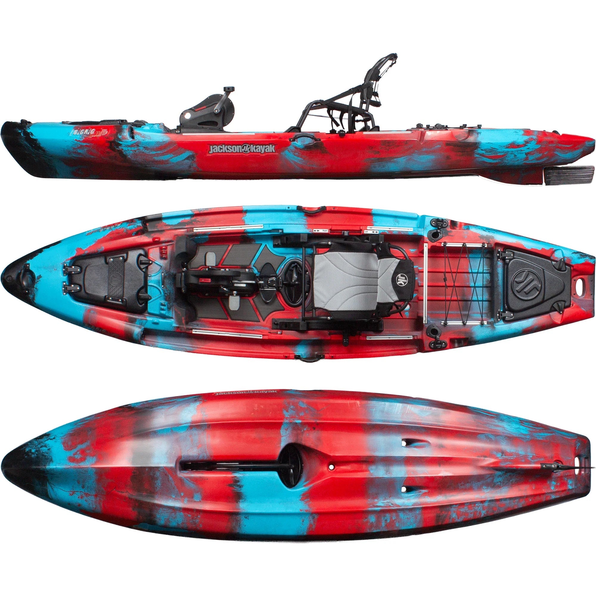 Jackson Kayak Big Rig FD Fishing Kayak, Fishing Kayak, Jackson Kayak, Spitfire at Festive Water Paddlesports
