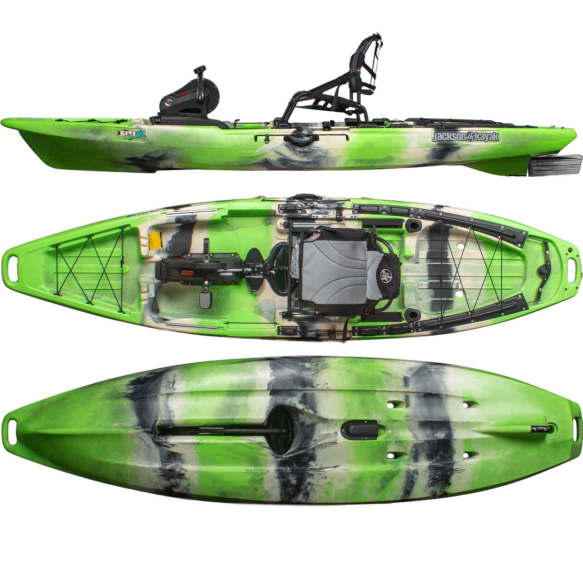 Jackson Kayak Bite FD Fishing Kayak, Fishing Kayak, Jackson Kayak, Cypress at Festive Water Paddlesports