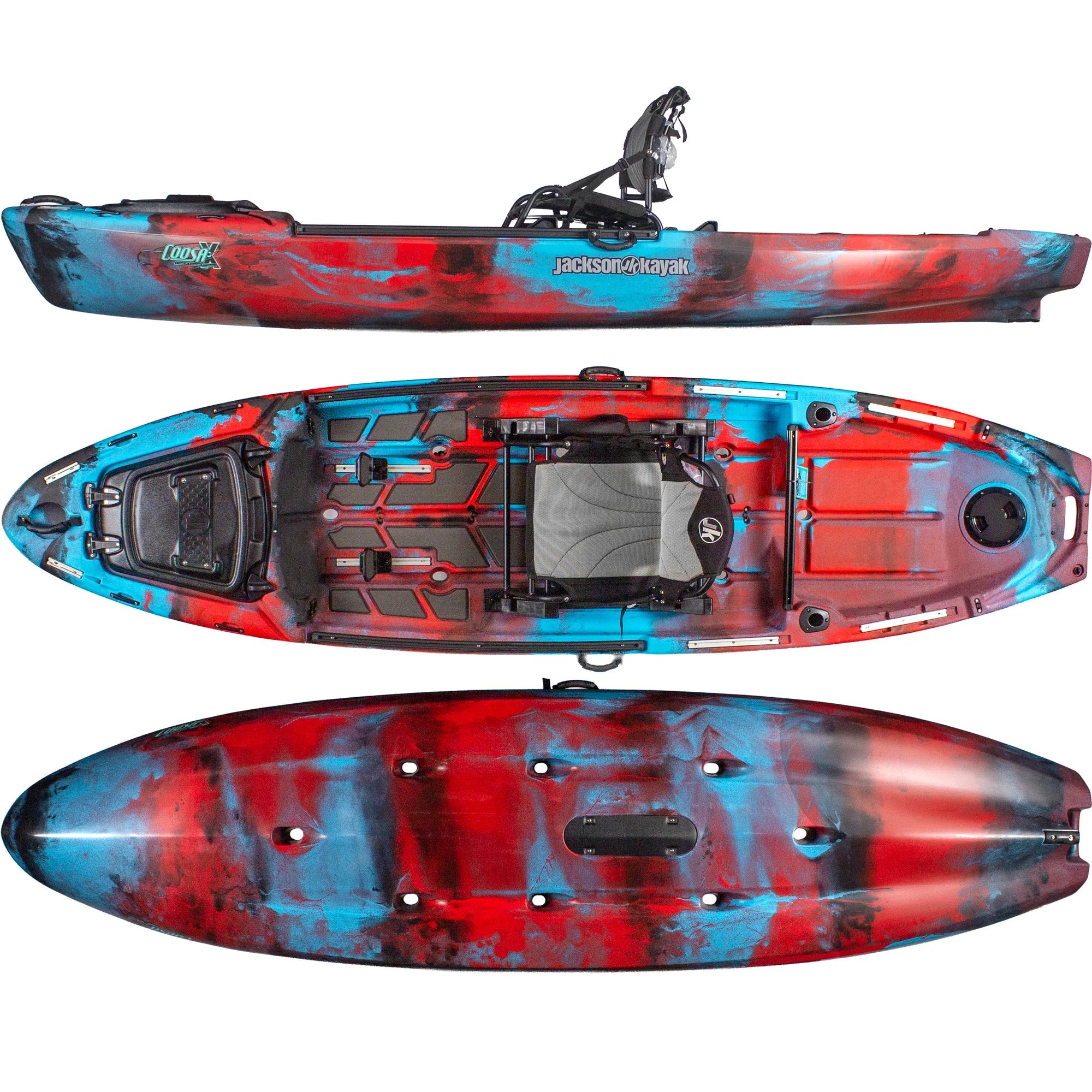 Jackson Kayak Coosa X Fishing Kayak, Fishing Kayak, Jackson Kayak, Spitfire at Festive Water Paddlesports