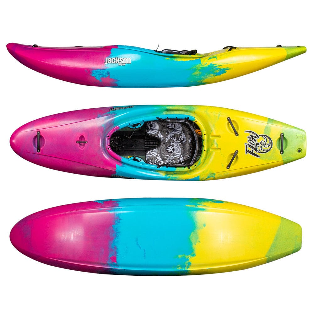 Jackson Kayak Flow Whitewater Kayak, Whitewater Kayak, Jackson Kayak, Miami Vice, Small, at Festive Water Paddlesports